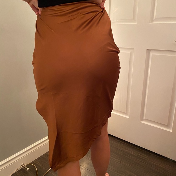 Silk Slip Skirt - Picture 3 of 4